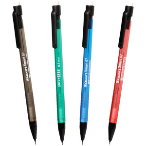 Карандаш механический Luxor /Smart Slim/ 0,7мм, с ластиком, ассорти 15100/12 Box (10228020/260224/50