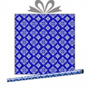 Пленка РР Подарочная  /Эстель синий/, 0,7*2 м/20 мкм (по 40 в уп.) РР-7364