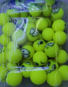 Мяч-прыгун 2,7 см /Эмоция/ (140 шт. в пакете) (Арт.525-23), без ИС, кратно 140