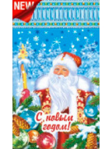 Пакет подарочный Мороз 20*35 , ВОРР пр20 ПИ-5445