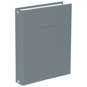 Тетрадь на кольцах А5 175х215 мм, 120 л., твердый картон, матовая ламинация, клетка, BRAUBERG /Minim