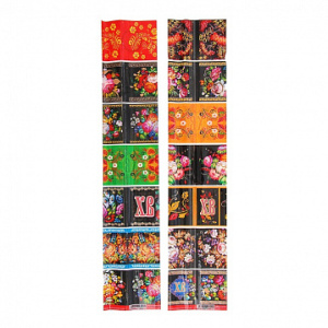 Пасхальная декоративная термоусадочная пленка на 7 яиц. Пэтчворк