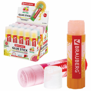 Клей-карандаш BRAUBERG /Fresh Zone/, 15 г, 227971, PVP