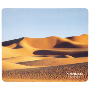 Коврик для мыши SONNEN /DESERT/, резина + ткань, 260х220х3 мм, 513296