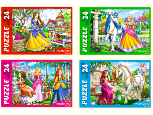 ПАЗЛЫ 24 элемента. ВОЛШЕБНЫЙ МИР ПРИНЦЕСС (Арт. П24-0621) кратно 32