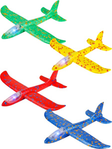 Запускалка /Самолётик/ (24*22см), свет, цвет миск, в пакете ( Арт. СЗ-2333) 