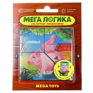 Магнитная головоломка по системе раннего развития /Свинья