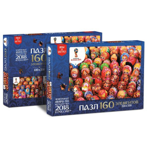 Пазл 160эл Матрешки Ярмарка матрешек
