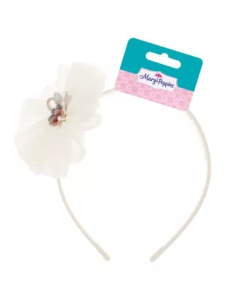 Ободок /Белоснежный цветок/, 9 см.