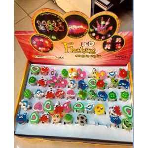 КОЛЬЦО СВЕТЯЩ., В АССОРТ. В ДИСПЛЕЕ УП-50ШТ в кор.50уп