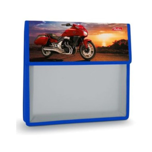 Папка для тетрадей Пластиковая А5ф Hatber 2 отделения на липучке-Счастливые совы-   в индив.упак.