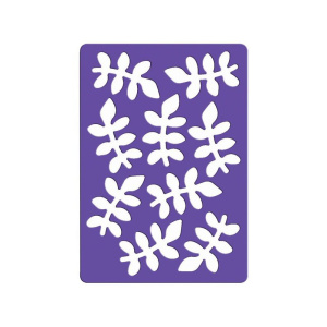 Трафарет для тиснения, ПВХ, ЛИСТЬЯ, ф.A6, п/п с е/п, арт. FD090034