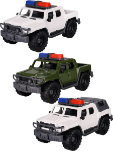 Джип  /Альфа/ МИКС Полиция (ассорти из 3)(арт. И-8951)