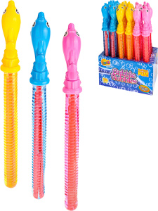 Мыльные пузыри /Дельфинчик/ 120 мл (37x3см, цвет микс, в шоу-боксе), кратно 24 (Арт. МПЗ-3715)