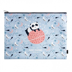 Папка 1 отд. А4 SLEEP FIGHTERS 330х260 мм молния ПВХ