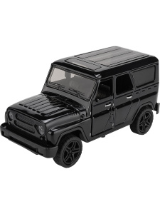 Машинка инерционная металл, 1:36, 12,2х5,5х5,3 см, 3 открывающ. двери,цвет черный(Арт.M1523-31A-1)