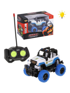 Джип радиоуправляемый, 4 канала,свет, элементы питания АА*5 шт. не входят в комплект