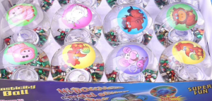 Мяч световой с наполнителем  6,5 см  /ЖИВОТНЫЕ/ (12 шт в шоубоксе) Арт. И-1290 кратно 12